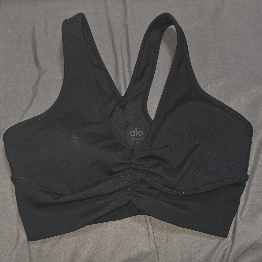 ALO Yoga Black Wild Thing Bra
